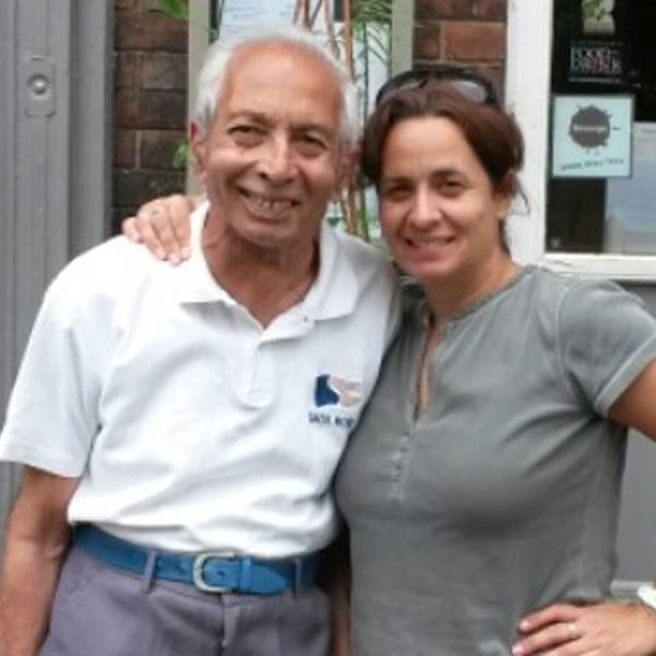 Ruki with her late father 2014 - Keki at 88